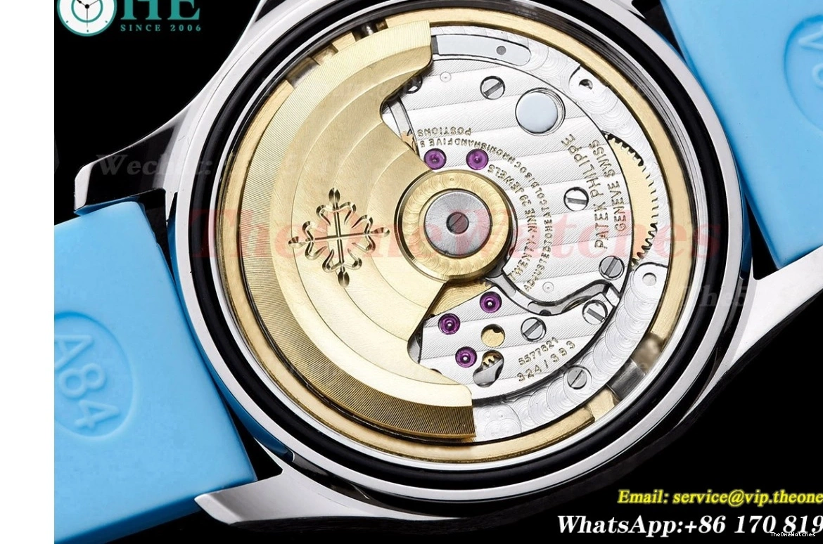 Bezel RU Aquanaut Ladies 35mm Blue SS A324 TWF Diamond 0520